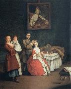 Pietro Longhi The Hairdresser and the Lady Sweden oil painting reproduction